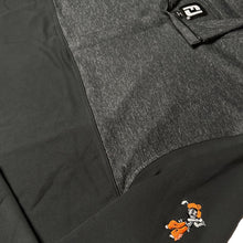 Load image into Gallery viewer, FootJoy Heather Yoke Half-Zip Mid-Layer Sleeve Logo