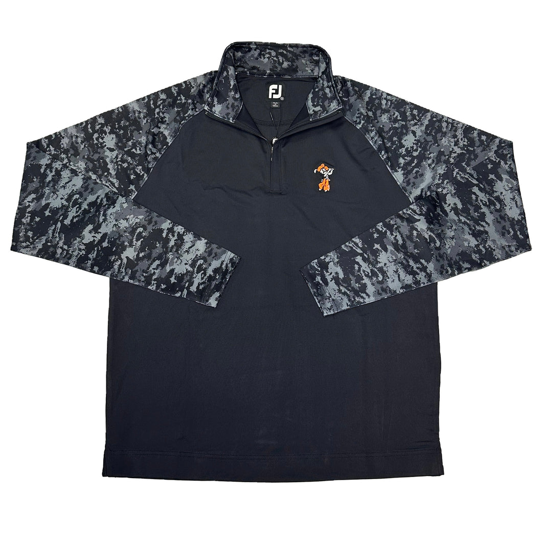 FootJoy Camo Color Block Mid-Layer Black