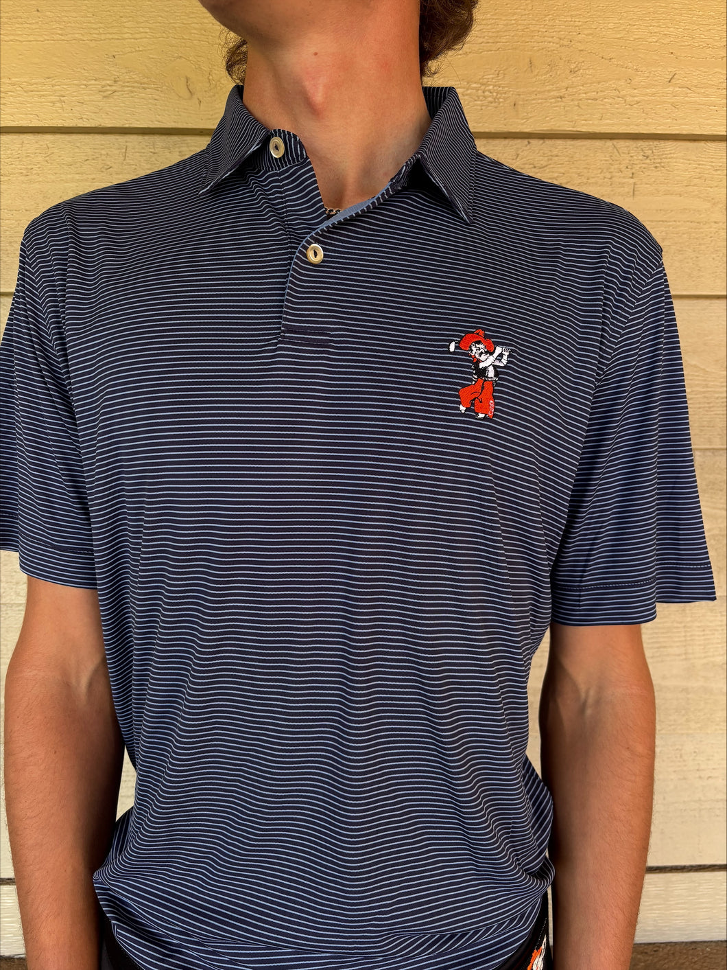 Peter Millar Featherweight Stripe Performance Polo