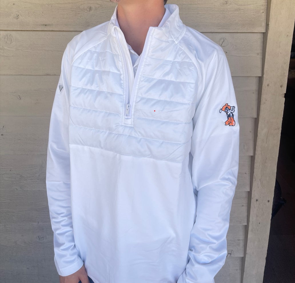 Levelwear Frequency 1/4 Zip White